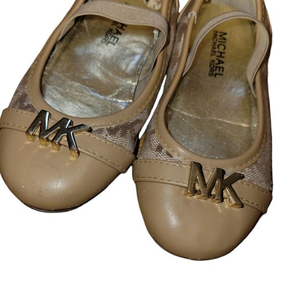 Michael Kors Norberta Ballet Style Flats Brown/Tan 8 - Picture 7 of 10